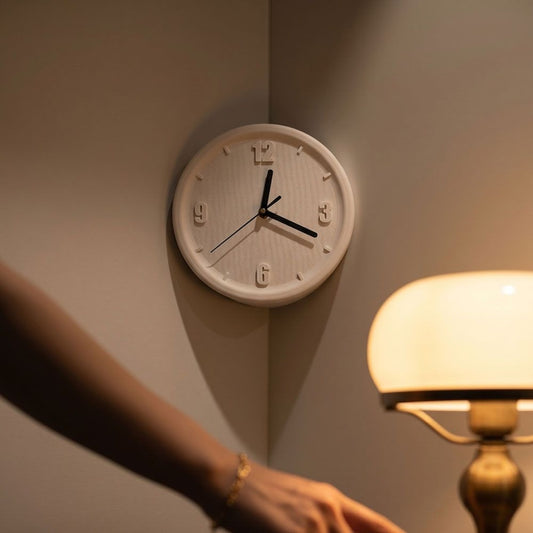 DIY Corner Wall Clock
