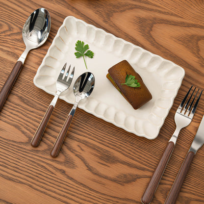 Walnut Handle Flatware