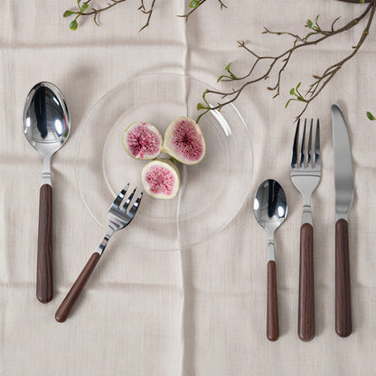 Walnut Handle Flatware