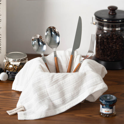 Raen Wood Handle Flatware