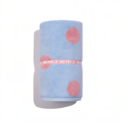 Dot Cotton Candy Modal Tencel Banded Towel Set (5-Piece)