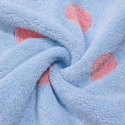 Dot Cotton Candy Modal Tencel Banded Towel Set (5-Piece)