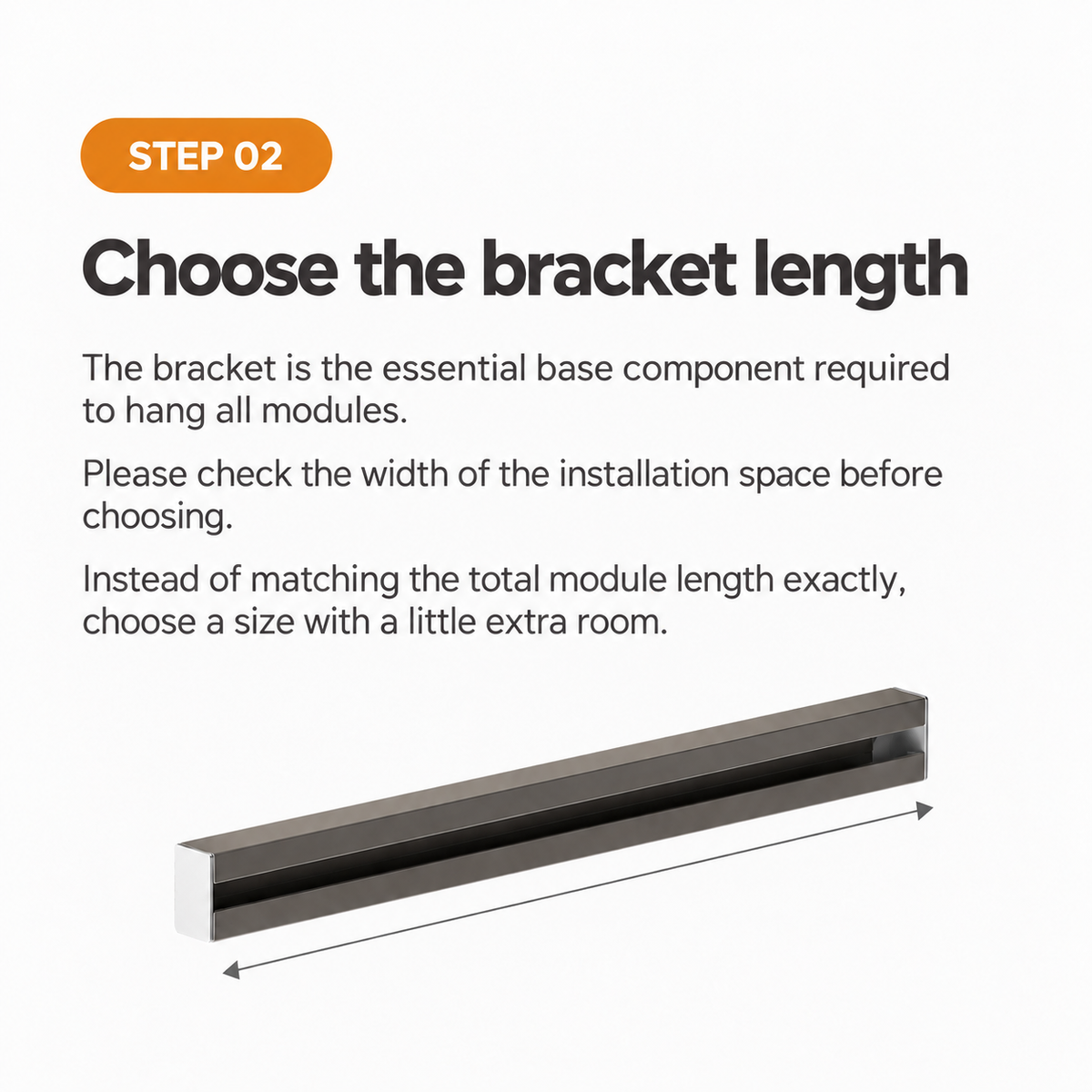 Modular Wall Rail Storage Organizer