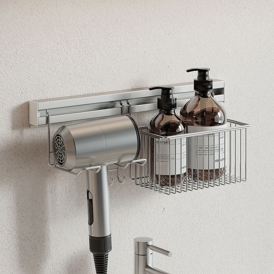 Modular Wall Rail Storage Organizer