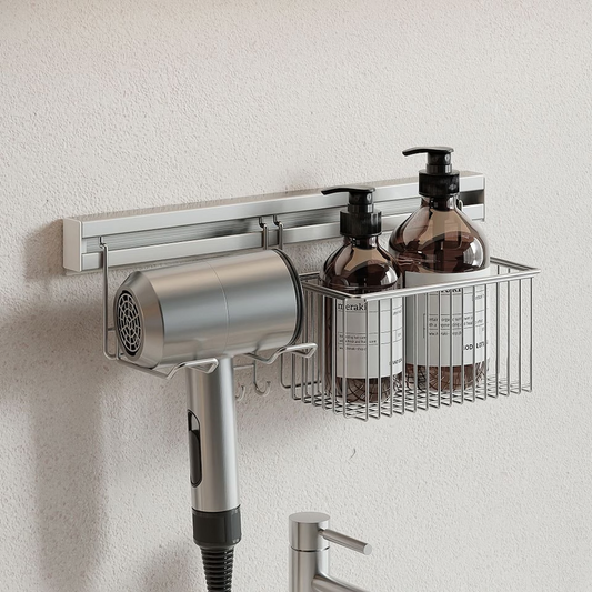 Modular Wall Rail Storage Organizer