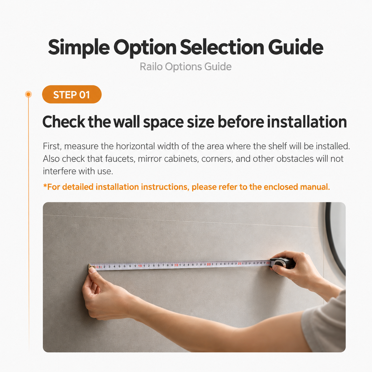 Modular Wall Rail Storage Organizer