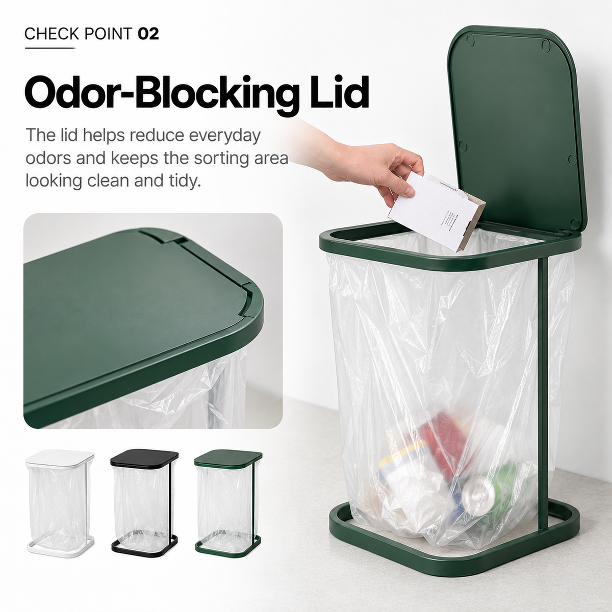 Freestanding Recycling Bin
