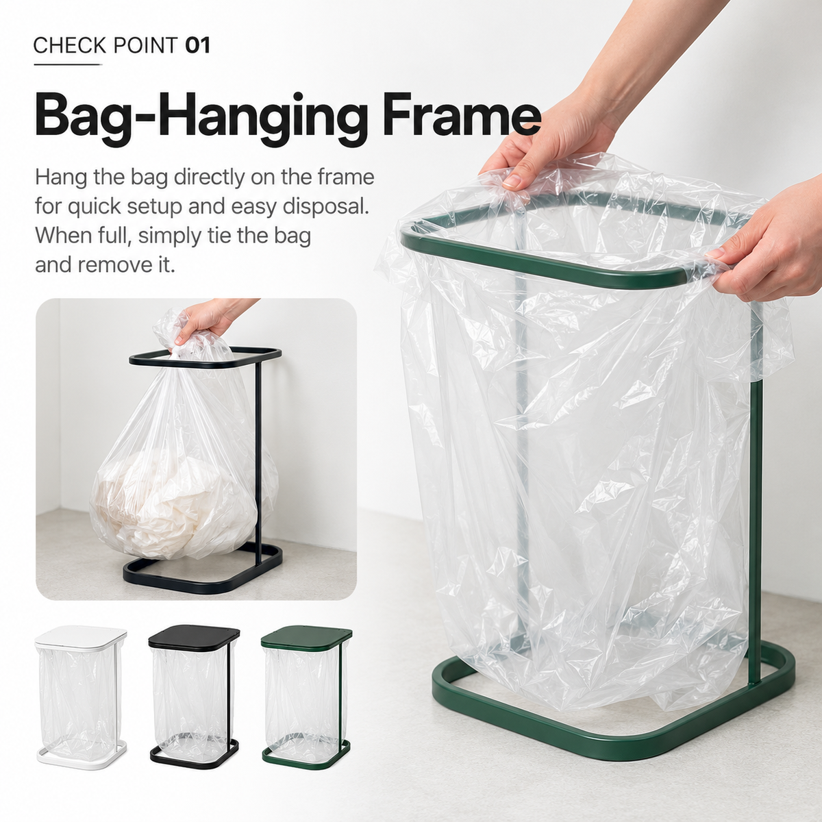 Freestanding Recycling Bin