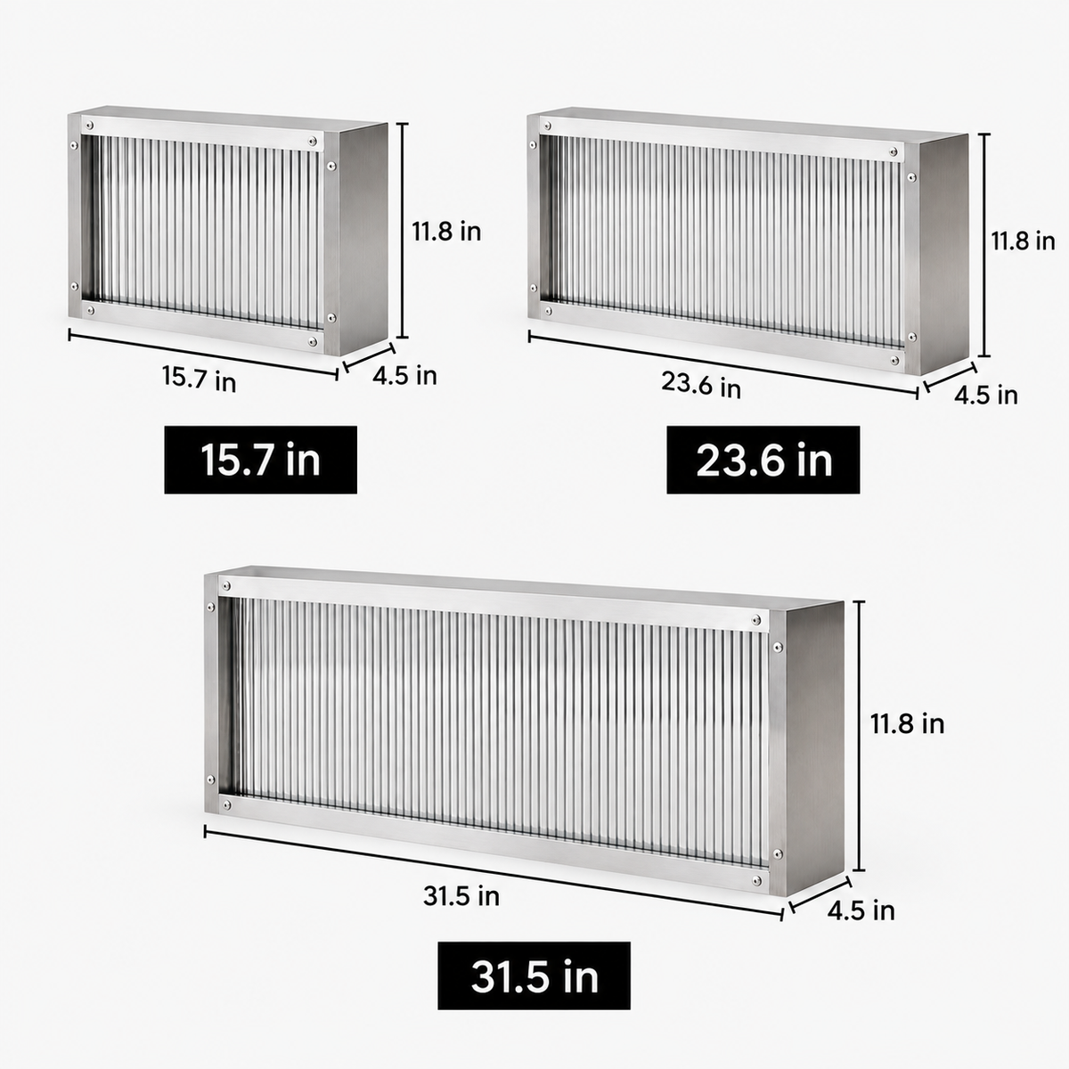 SUS304 Stainless Steel Island Partition