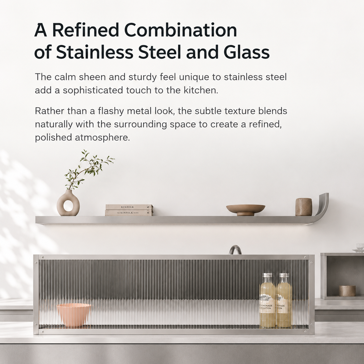 SUS304 Stainless Steel Island Partition