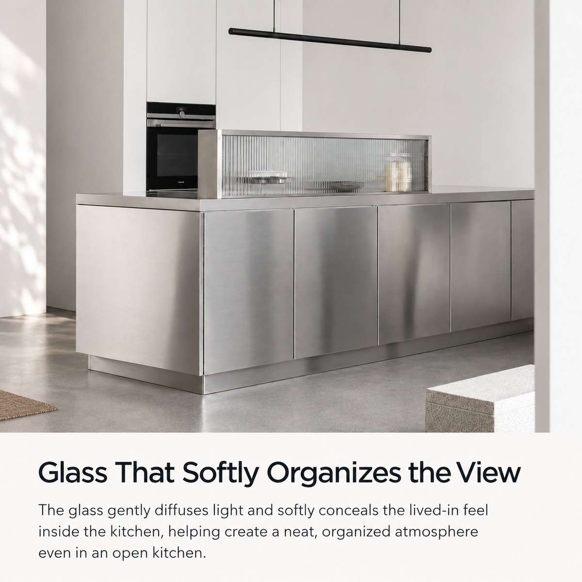 SUS304 Stainless Steel Island Partition