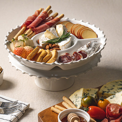 Royal Adderley Snow Divided Serving Plate