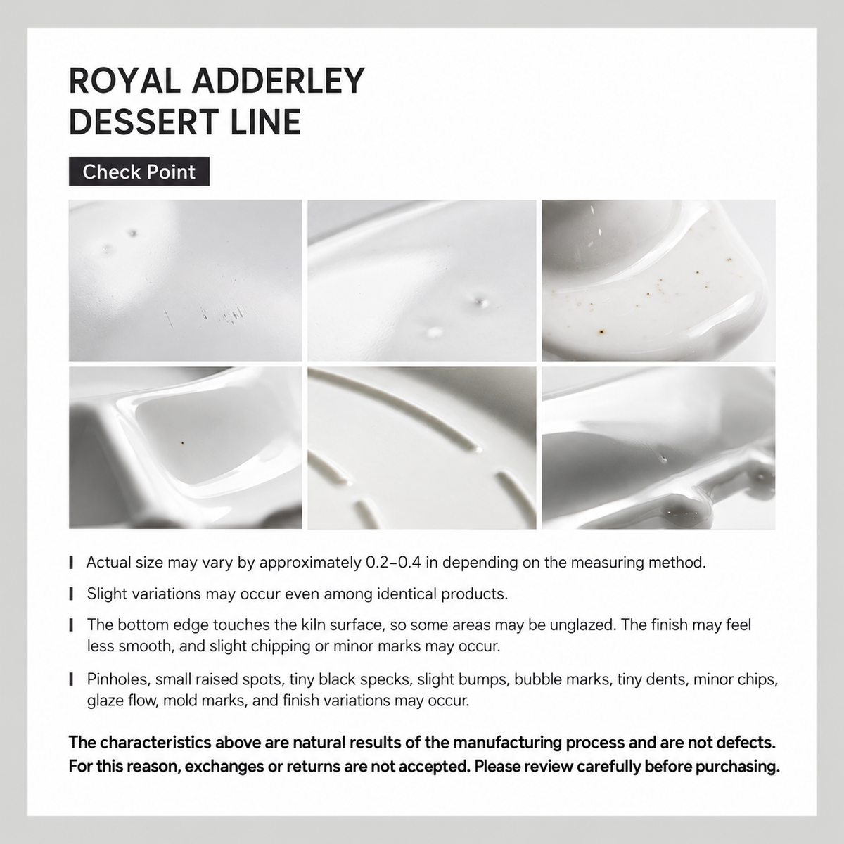 Royal Adderley Snow Divided Serving Plate