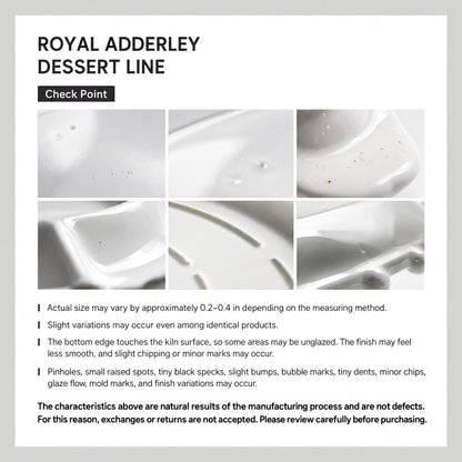 Royal Adderley Snow Divided Serving Plate