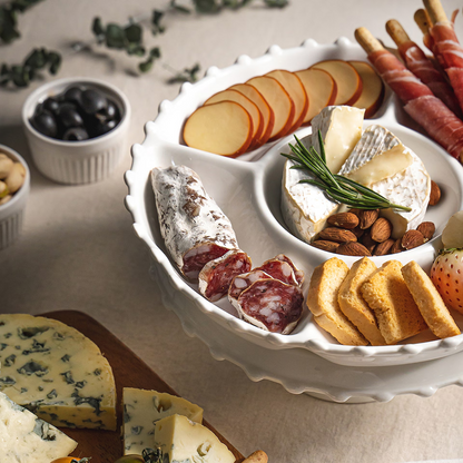 Royal Adderley Snow Divided Serving Plate