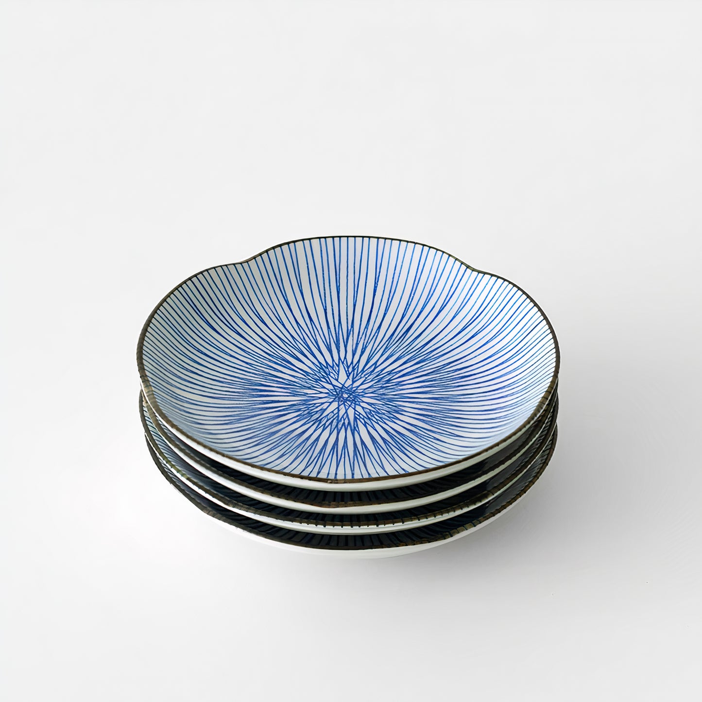 Hanatokusa Side Plate 4-Piece Set