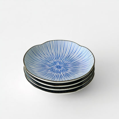 Hanatokusa Side Plate 4-Piece Set