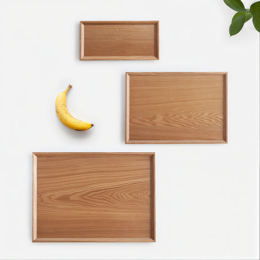 Classic Wooden Rectangular Tray
