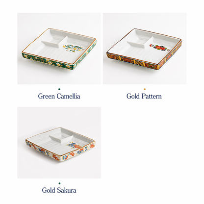 Square Divided Sushi Plate
