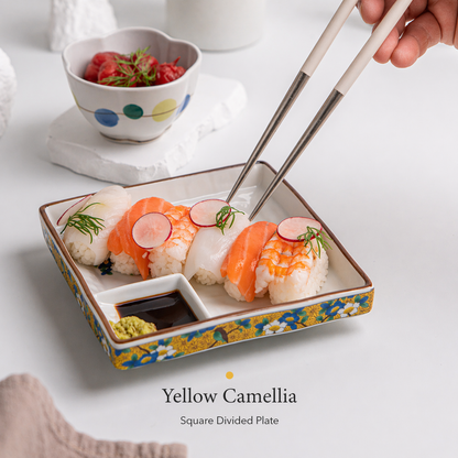Square Divided Sushi Plate