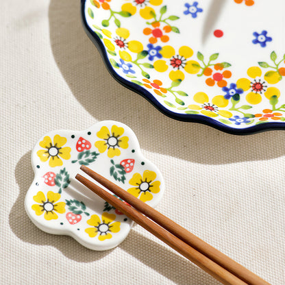 Floral Spoon Rest Set (5-Piece)