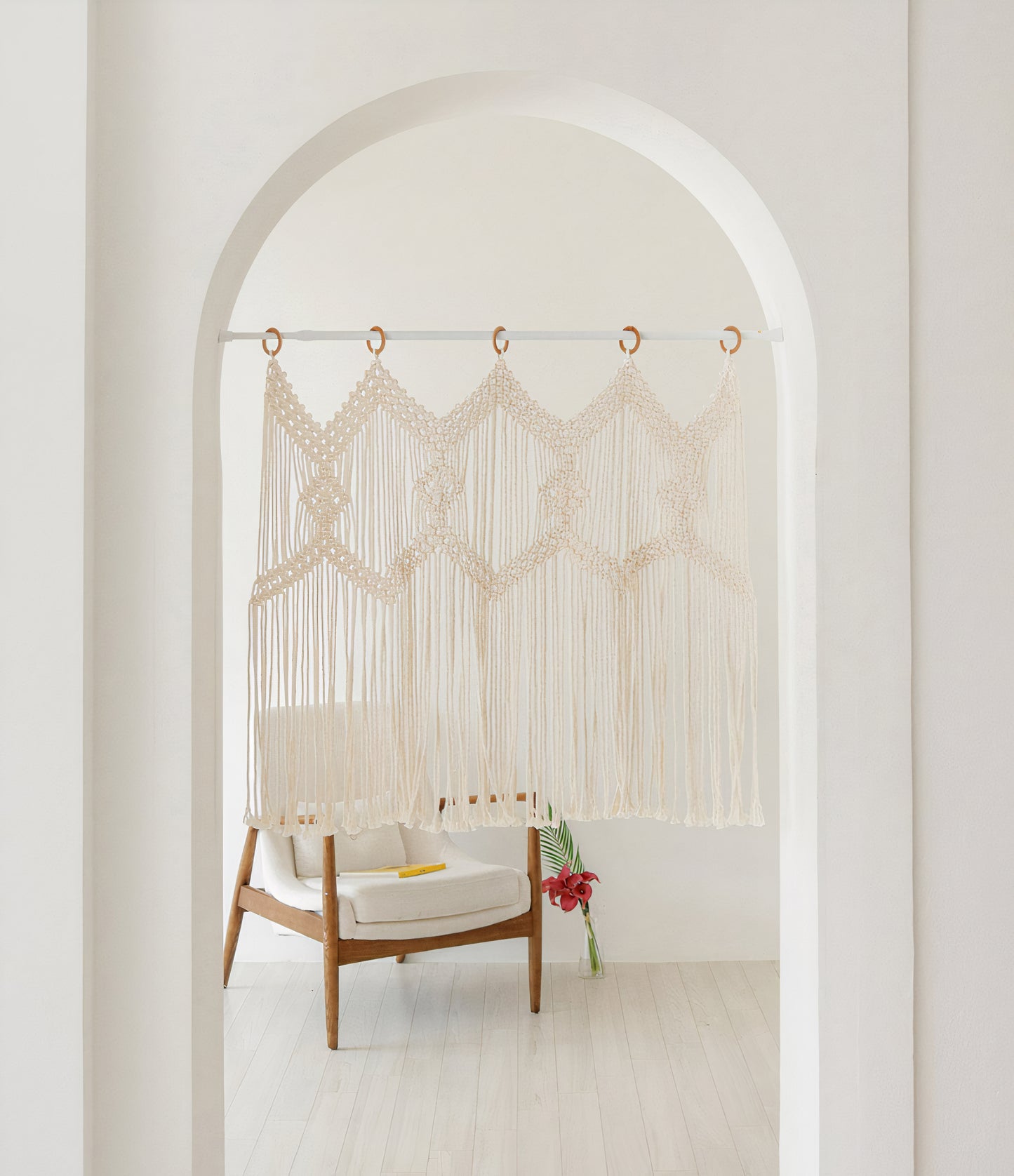 Handwoven Macramé Curtain