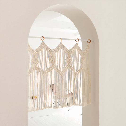 Handwoven Macramé Curtain