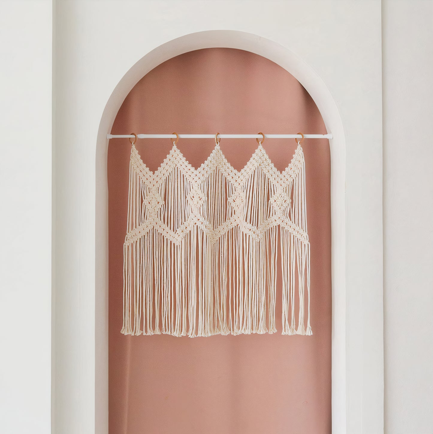 Handwoven Macramé Curtain