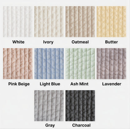 Eve Garden Pigment-Washed Comforter Pad