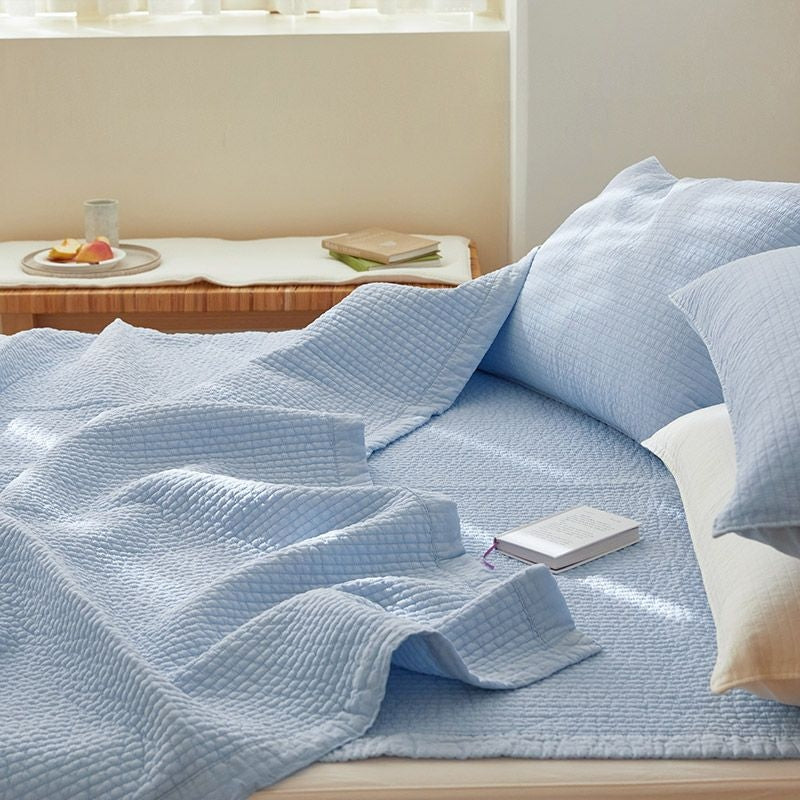 Eve Garden Pigment-Washed Comforter Pad