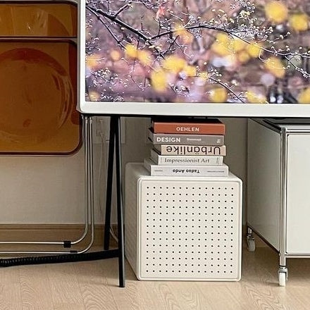 Pegboard Cable-Hiding Storage Cube