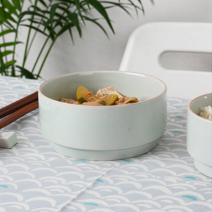 Olheum Stoneware Soup Bowl - lifestyle
