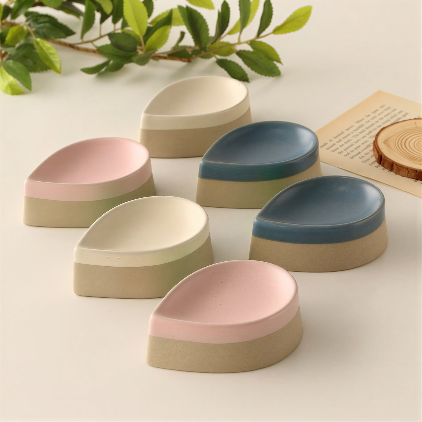 Droplet Pedestal Side Dish Plate