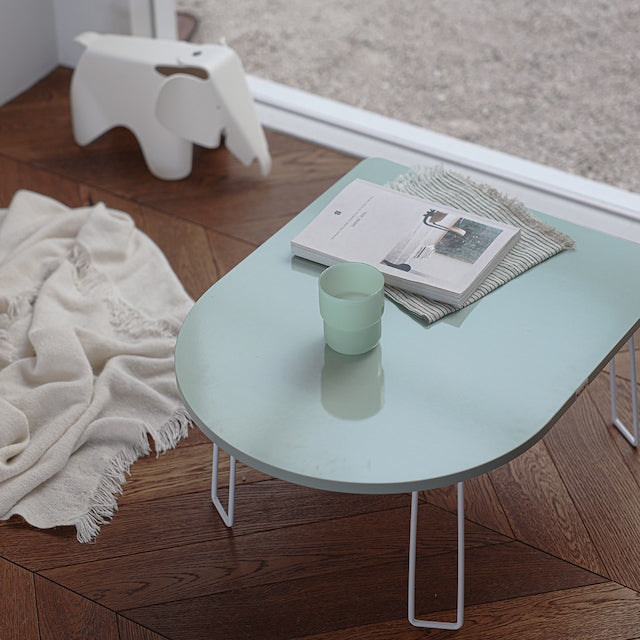 Soft Edge Folding Low Table - close up