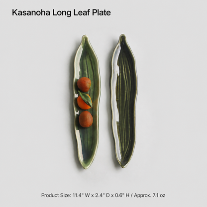 Kasanoha Long Leaf Plate