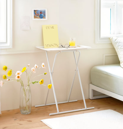 Foldable Steel Side Table