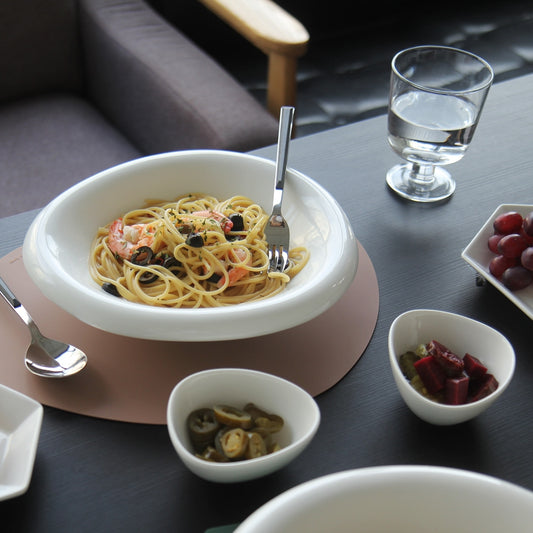 Pebble 4-Piece Pasta & Ramekin Bowl Set