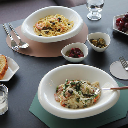 Pebble 4-Piece Pasta & Ramekin Bowl Set