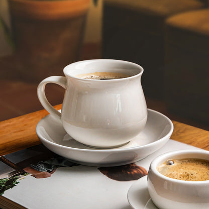 Hangari Ceramic Mug & Saucer Set