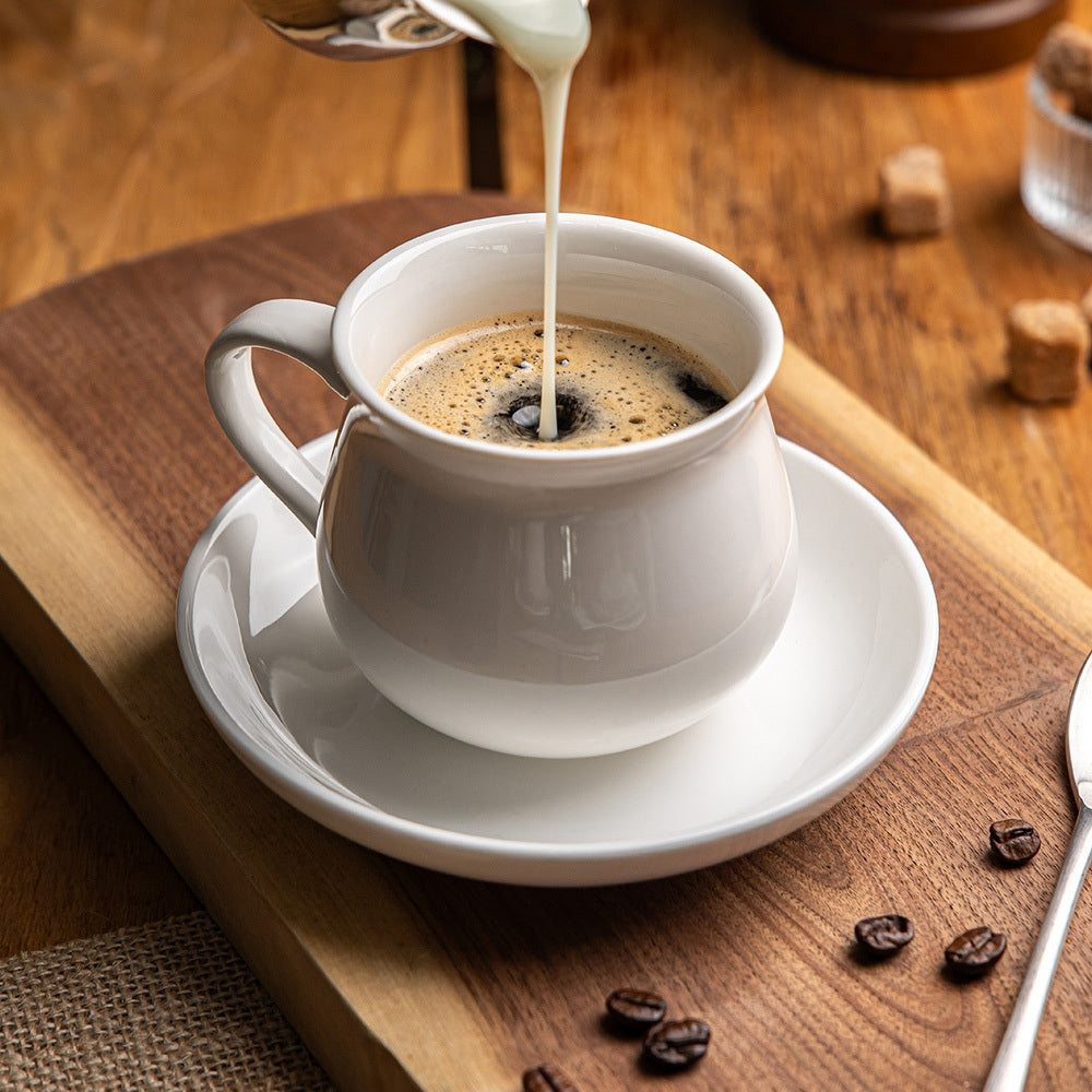 Hangari Ceramic Mug & Saucer Set