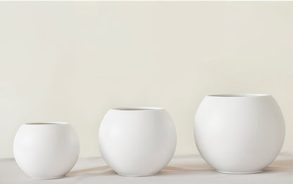 Rounded Moon Vase