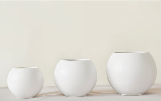 Rounded Moon Vase