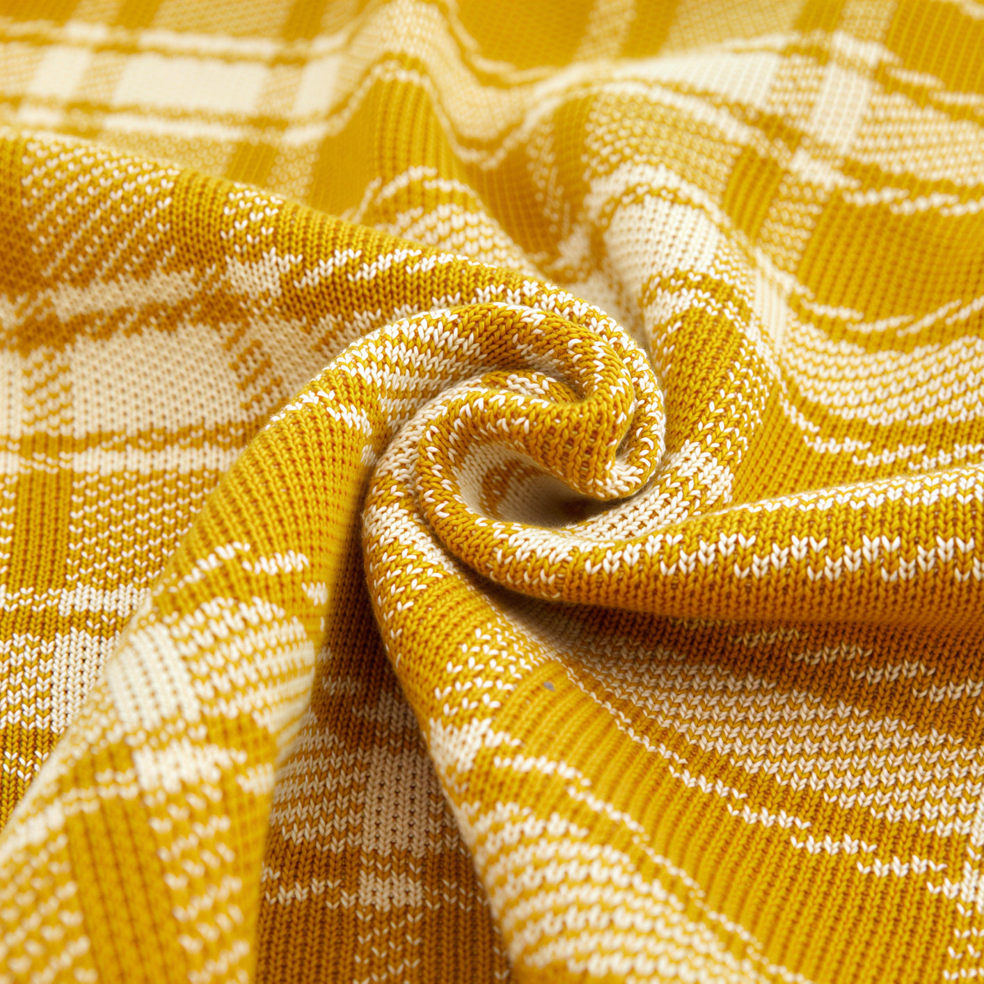 Check Knit Blanket