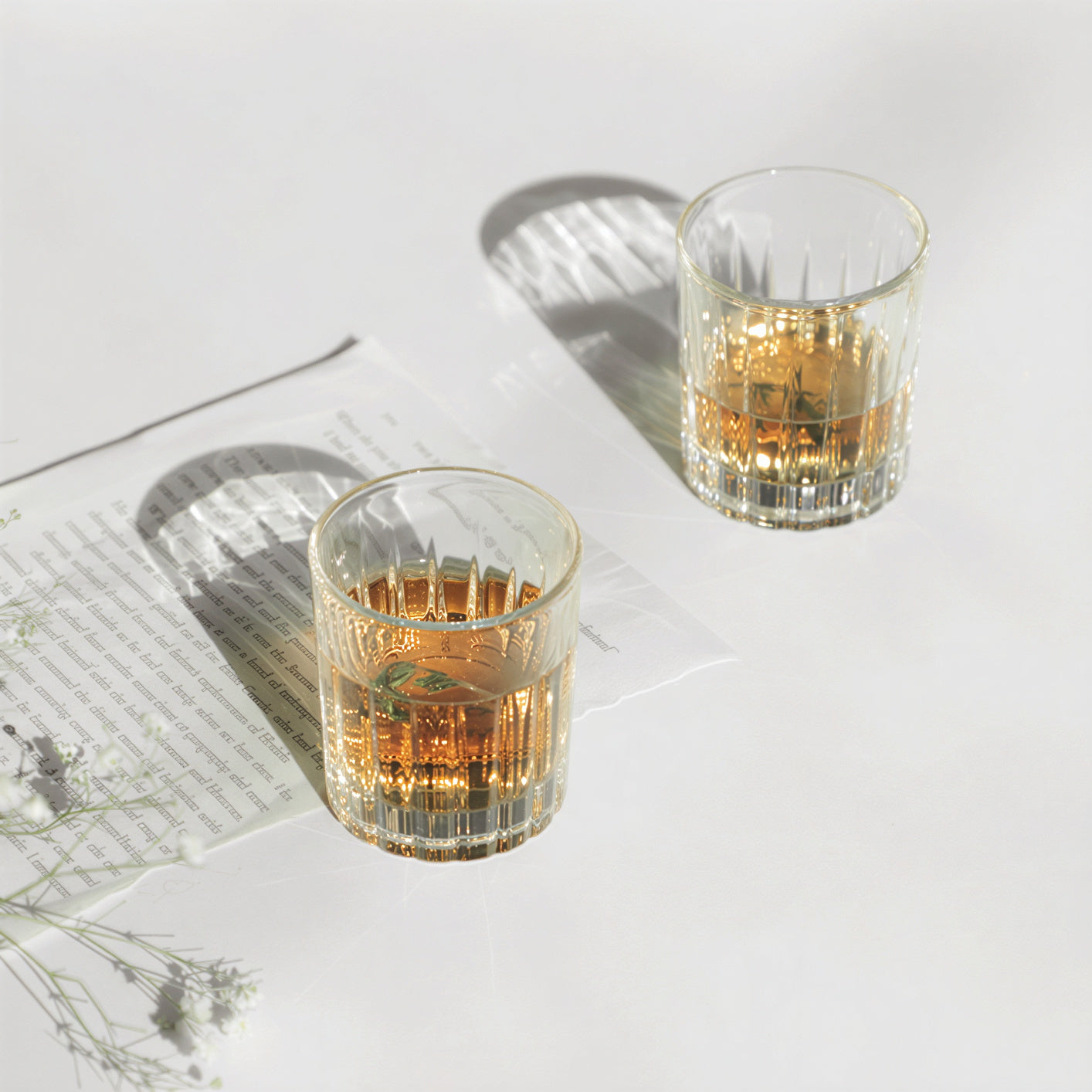 Retro Stripe Soju Shot Glass