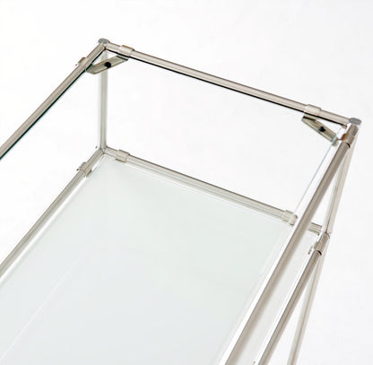 3-Tier Modular Glass Side Table