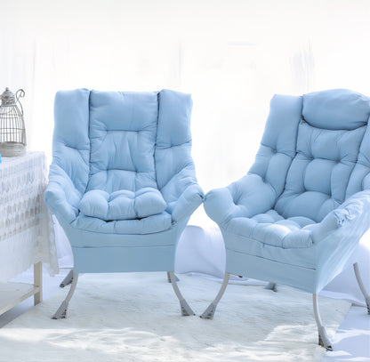 Padded Micro-Suede Lounge Chair