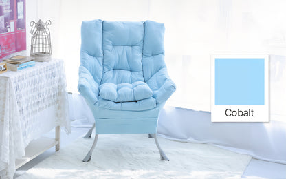 Padded Micro-Suede Lounge Chair