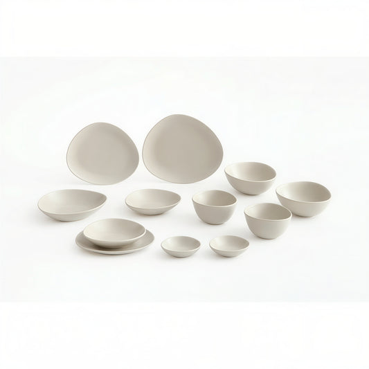 Pebble Dinnerware Set for 2 (12-Piece)