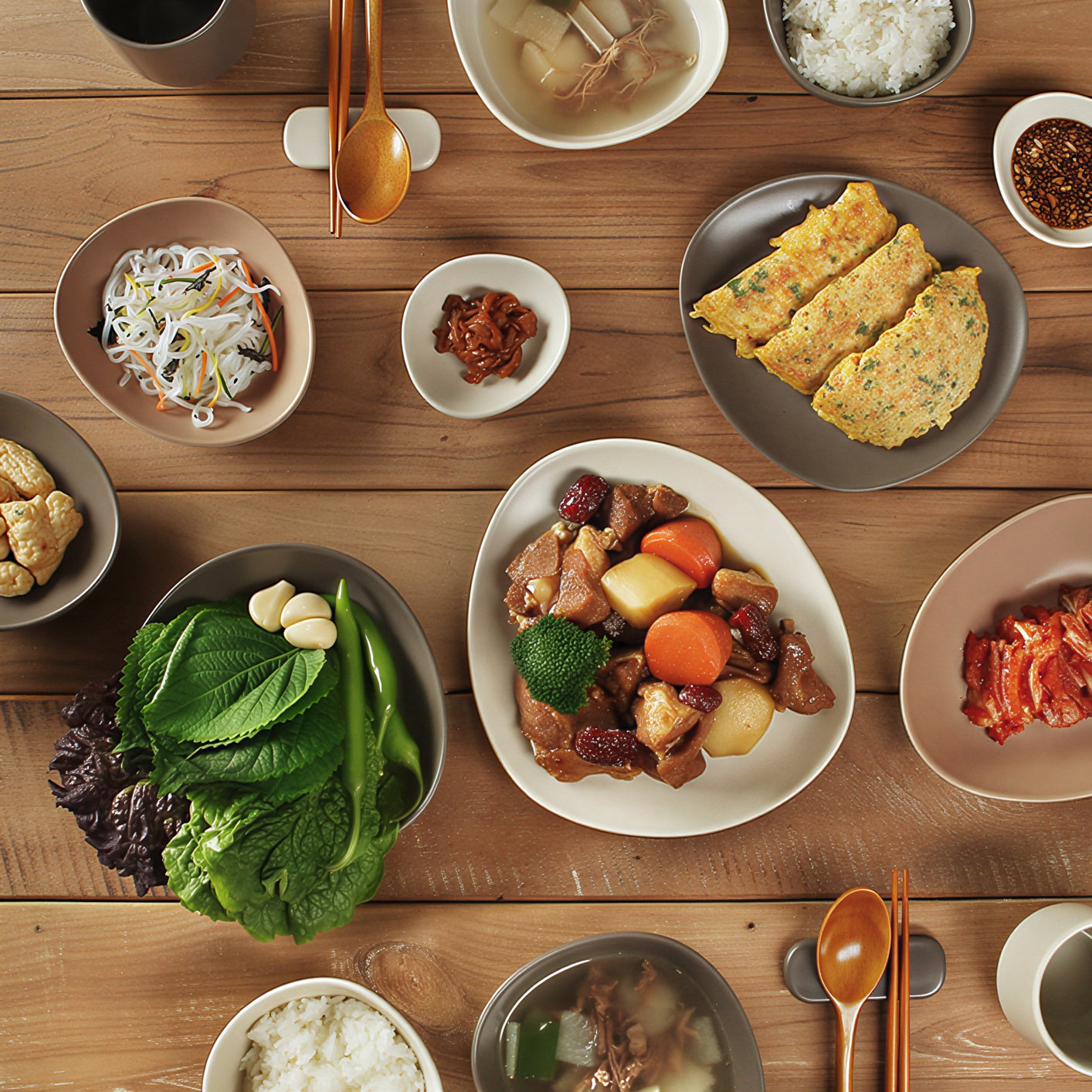 Pebble Dinnerware Set for 2 (12-Piece)
