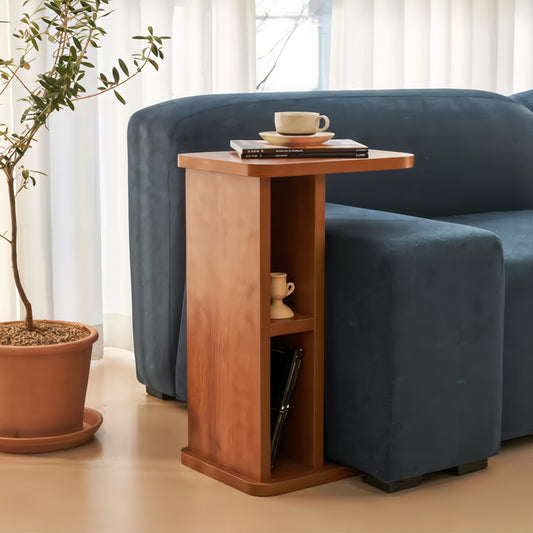 Multi-Purpose End Table with Storage Shelf